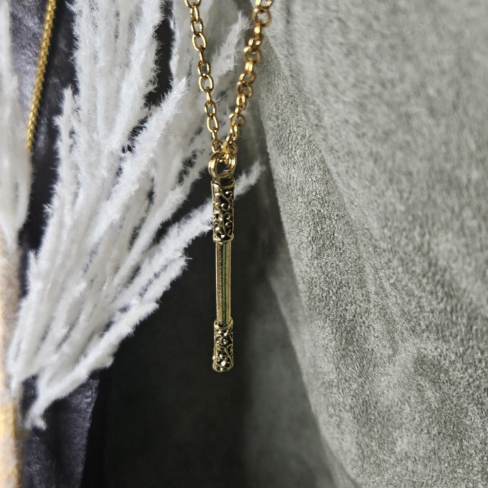 Gold Monkey King Weapon Pendant